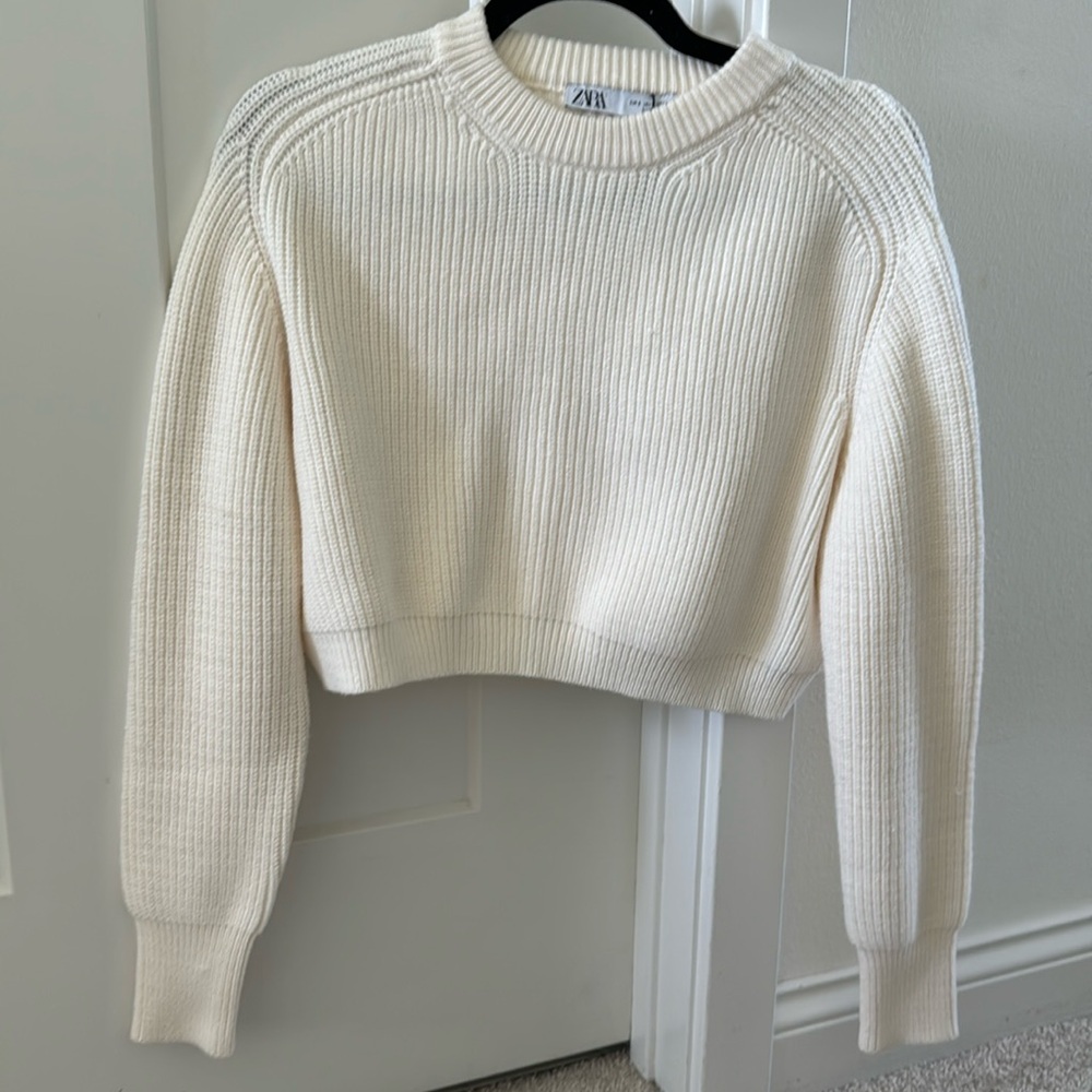 Zara cropped sweater
